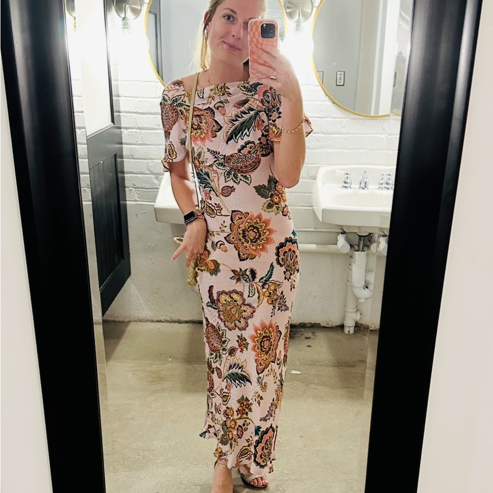 Anthropologie floral Maxi Dress